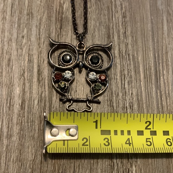 Owl pendant necklace-2 available - Picture 3 of 5